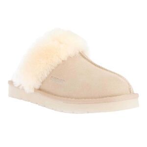 EverAu Womens/Ladies Raven Suede Slippers / Sand